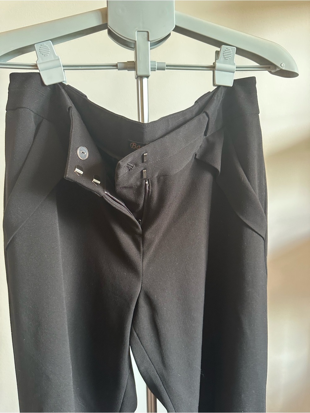 Bask Women's Black Career Pants Size 12 Stretch Dress Trousers Office Workwear